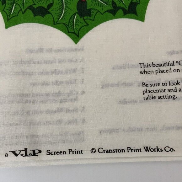 Cranston Print Works Cut and Sew Panel Wildlife Christmas Wild Swan Centerpiece - Picture 4 of 4